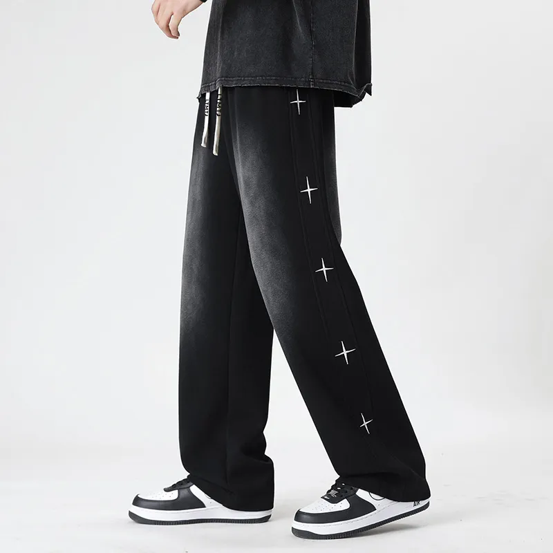 LIGHTNING MONSTER Casual Pants Unisex Black-2