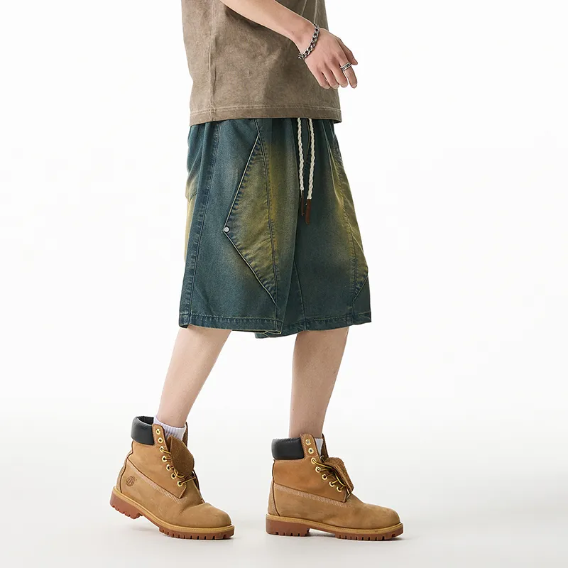LIGHTNING MONSTER Denim Shorts Unisex-10