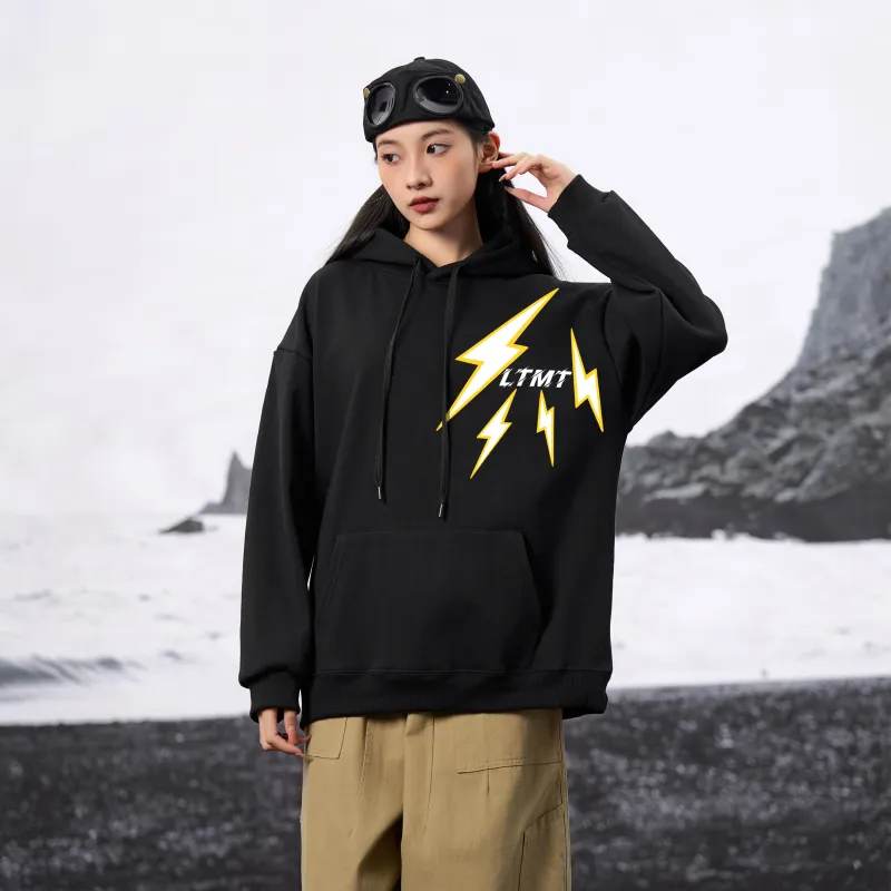 LIGHTNING MONSTER Sweatshirt Unisex Comes With Beanie-2