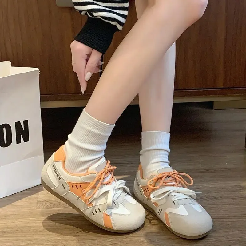 ABCIO Cushioning Abrasion Resistant Lightweight Height Increasing Mat Low Top Skateboard Shoes Women's-14