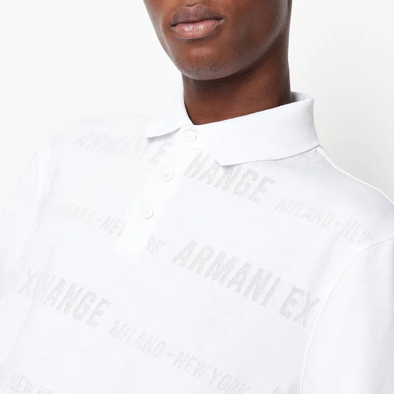 ARMANI EXCHANGEAE Polo Shirt Men's White-4