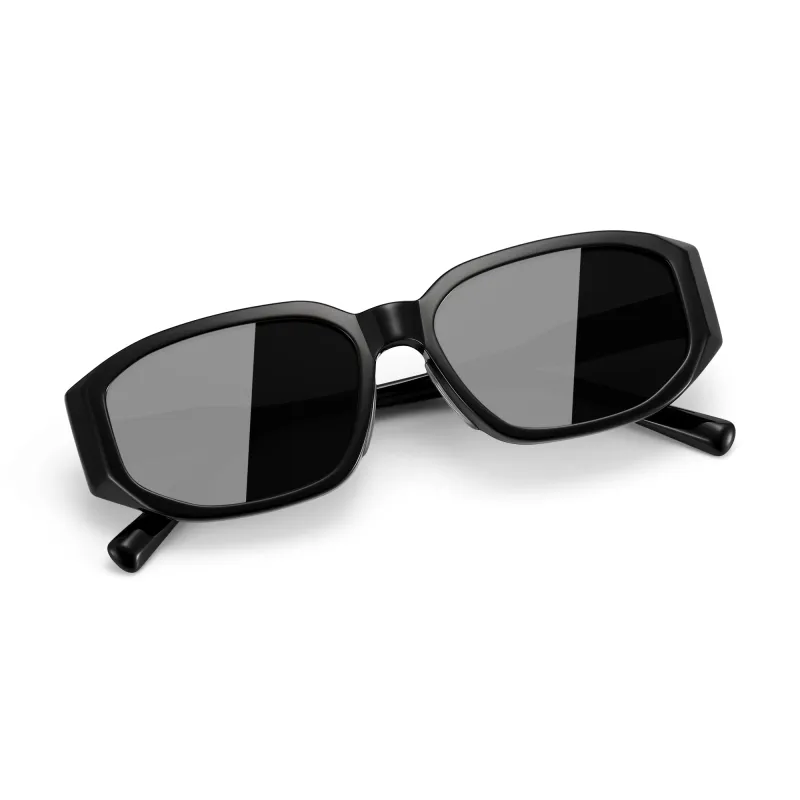 SUYAN Plate Frame Irregular Shape Sunglasses Unisex-1