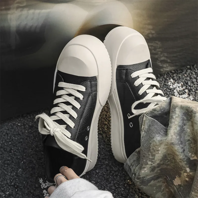 KUNGFUDEER Thread Line Collection Anti Slip Wear Resistant Low Top Skateboard Shoes Unisex-1