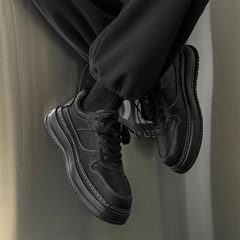 KUNGFUDEER Thread Line Collection Anti-Slip Wear-Resistant Low-Top Skateboard Shoes Men's-18