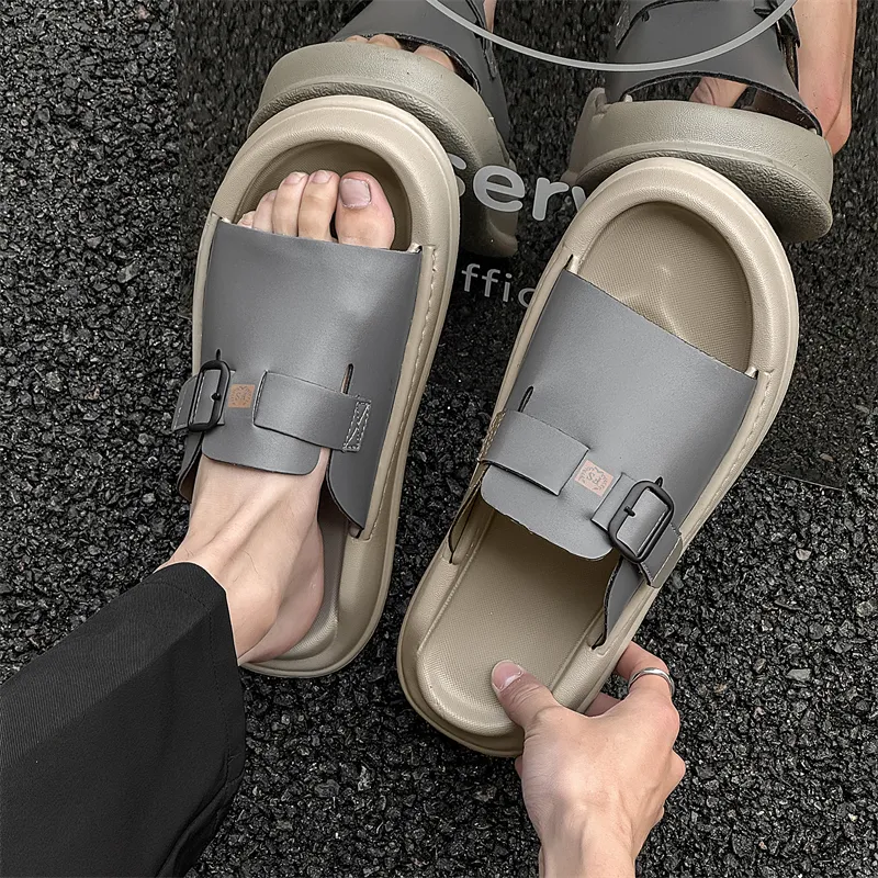 KUNGFUDEER Slide Slippers Men's-6