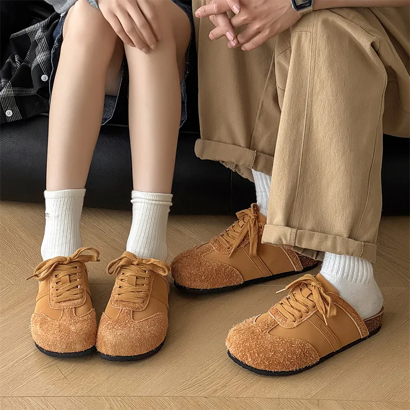 KUNGFUDEER Rubber Sole Slip Resistant Closed Toe Slippers Unisex-4