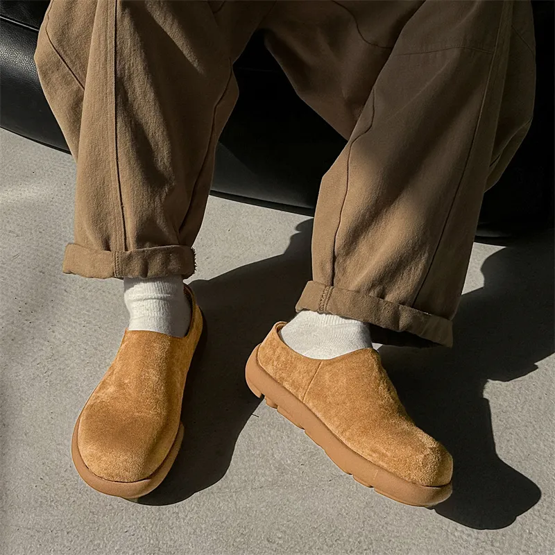 KUNGFUDEER Rubber Sole Abrasion Resistant Slip Resistant Wrap toe Slippers Unisex-3