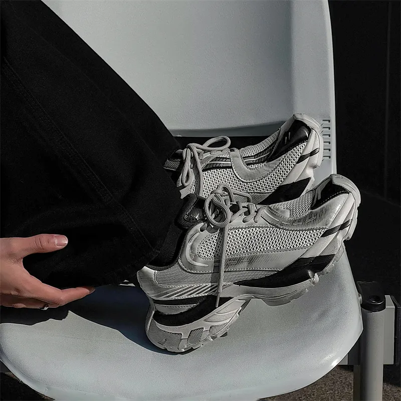 KUNGFUDEER Freedom Defined Low-Top Chunky Sneakers Men's-3
