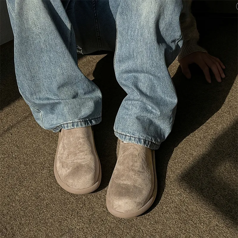 KUNGFUDEER Rubber Sole Abrasion Resistant Slip Resistant Wrap toe Slippers Unisex-9