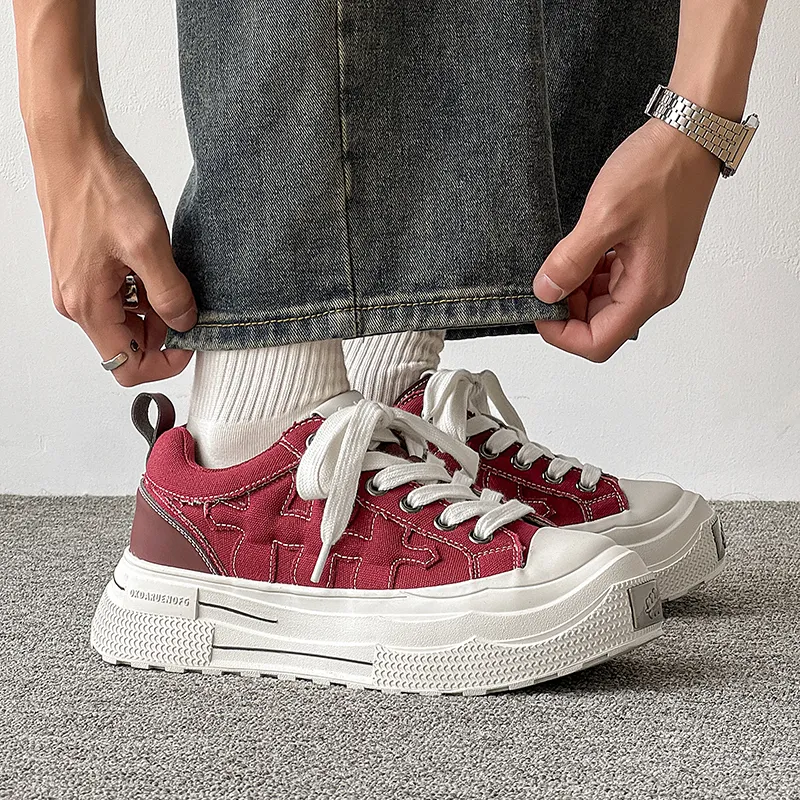 KUNGFUDEER Low Top Canvas Shoes Unisex-4