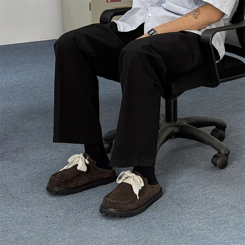 KUNGFUDEER Closed Toe Slippers Men's-12