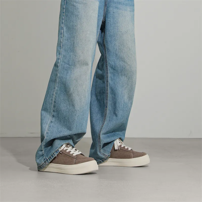 KUNGFUDEER Thread Line Collection Anti Slip Wear Resistant Low Top Skateboard Shoes Unisex-6