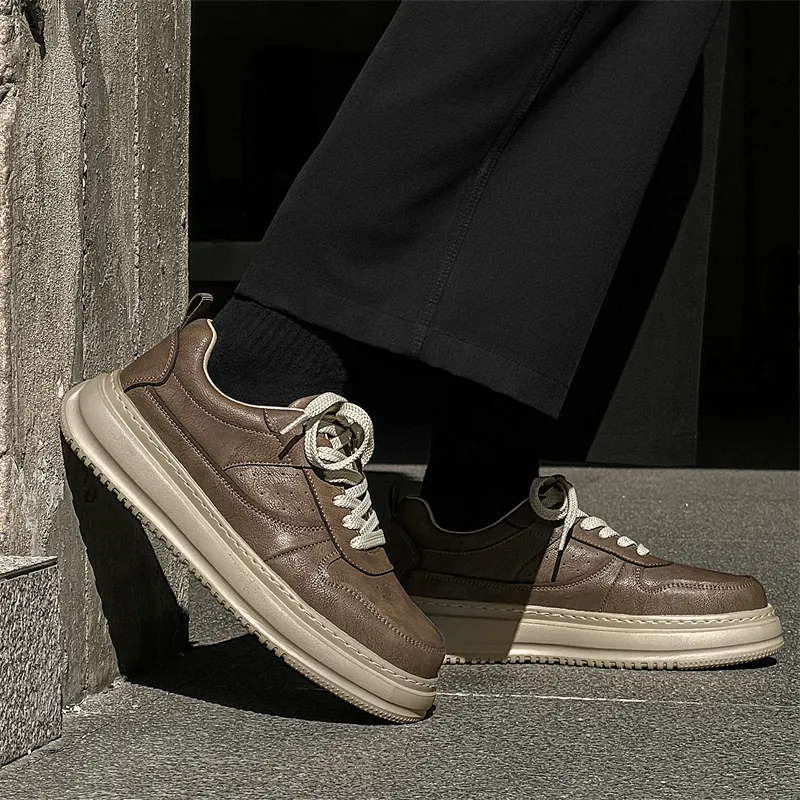 KUNGFUDEER Thread Line Collection Anti-Slip Wear-Resistant Low-Top Skateboard Shoes Men's-2
