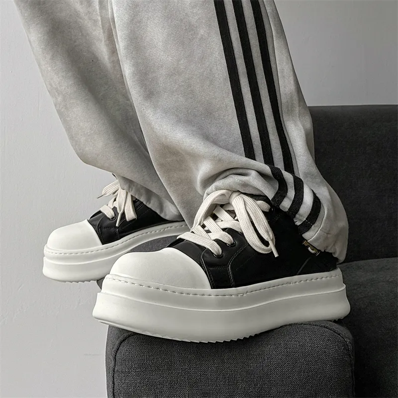 Active Trainee Exclusive Low Top Trendy Board Shoes Unisex Pure White Color-31