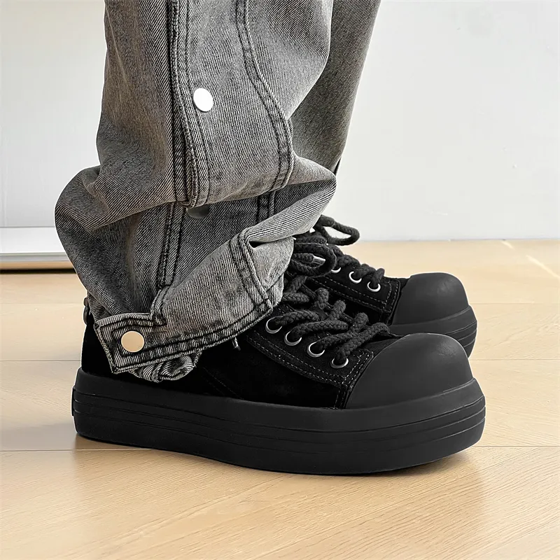 KUNGFUDEER Anti-Slip Wear-Resistant Low-Top Skateboard Shoes Unisex-3