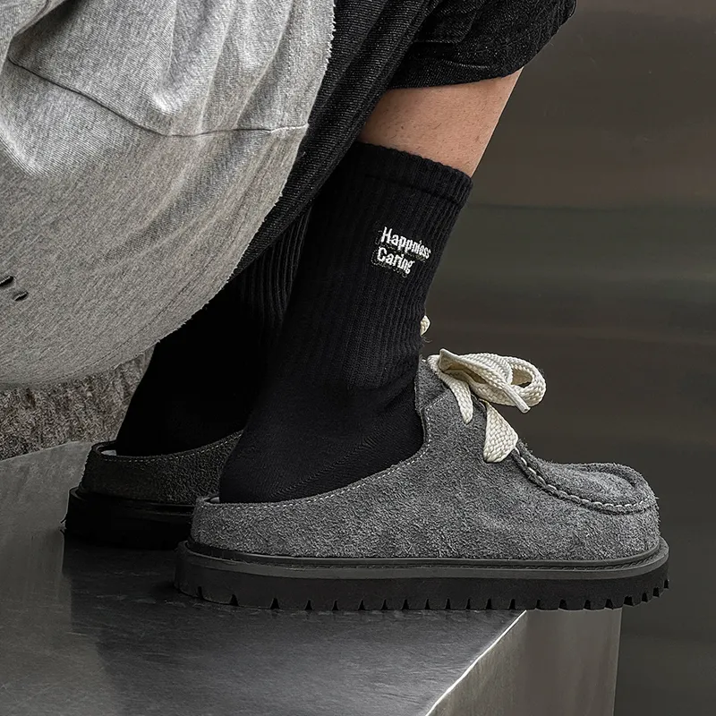 KUNGFUDEER Closed Toe Slippers Men's-5