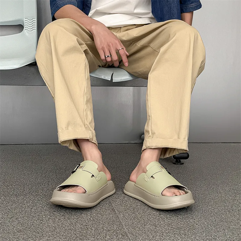 KUNGFUDEER Slide Slippers Men's-12