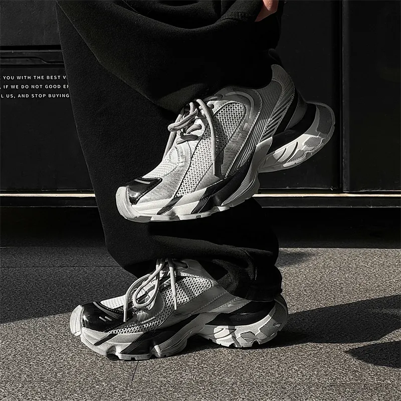 KUNGFUDEER Freedom Defined Low-Top Chunky Sneakers Men's-2