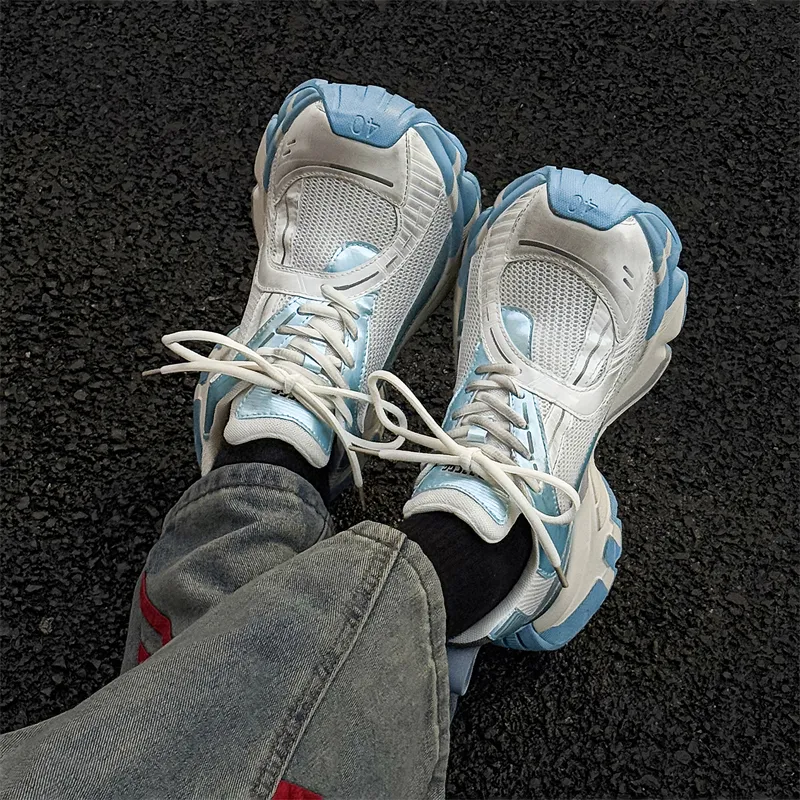 KUNGFUDEER Freedom Defined Low-Top Chunky Sneakers Men's-13