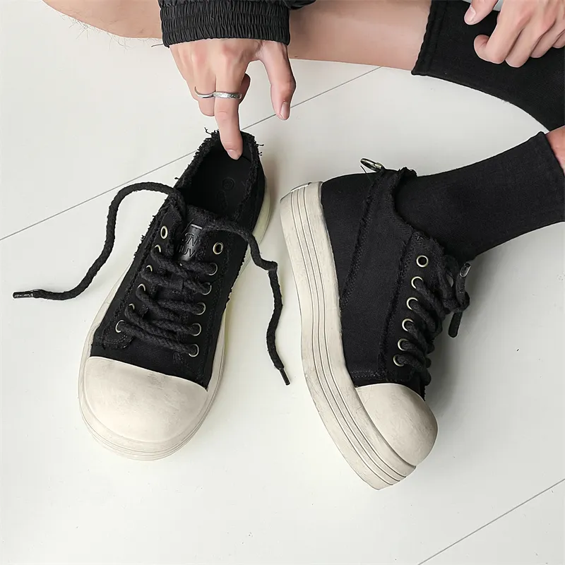 KUNGFUDEER Canvas Shoes Unisex Low Top-7