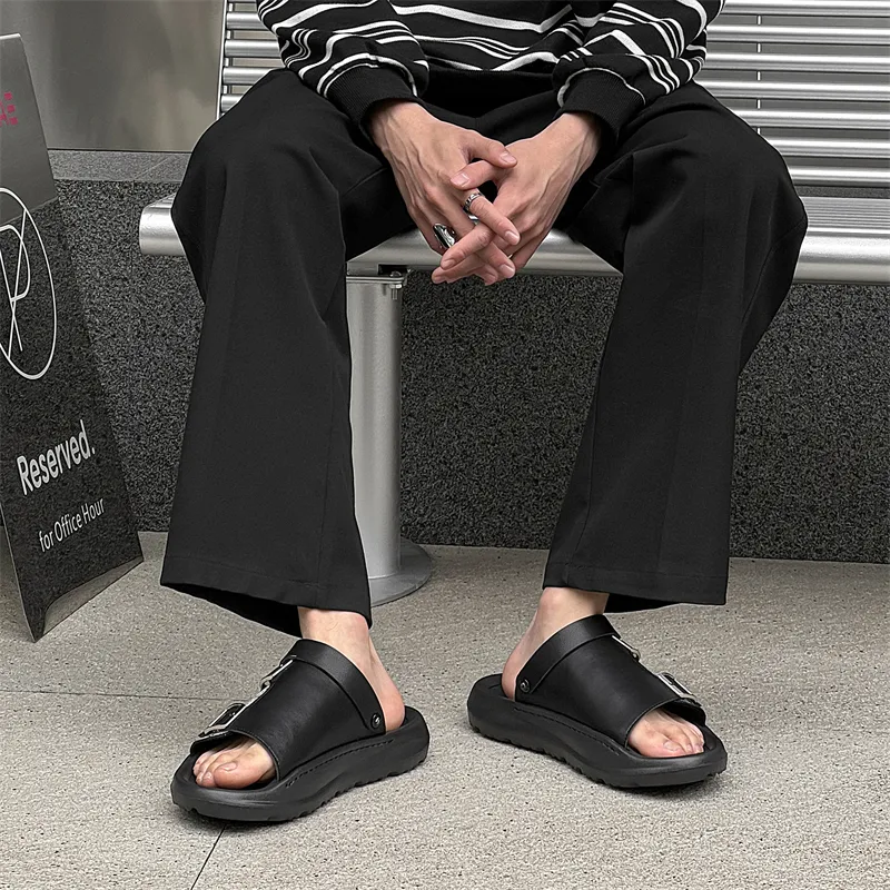 KUNGFUDEER Slide Slippers Men's-7