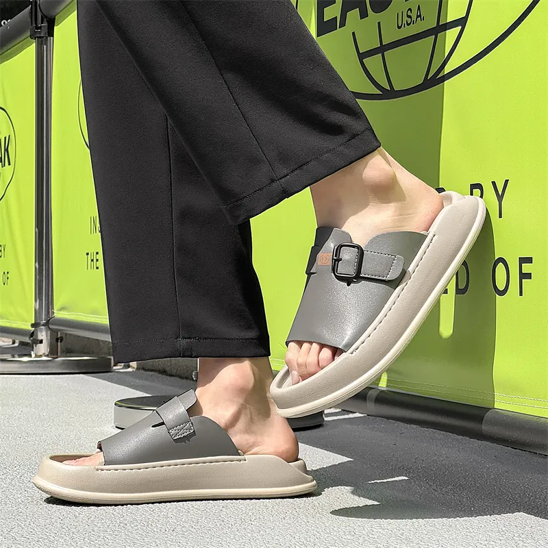 KUNGFUDEER Slide Slippers Men's-8