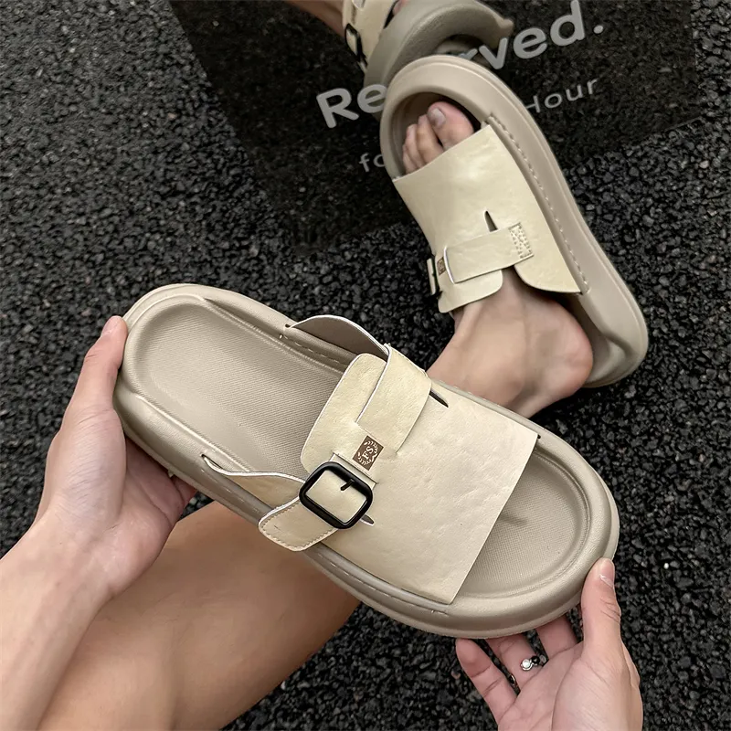 KUNGFUDEER Slide Slippers Men's-2