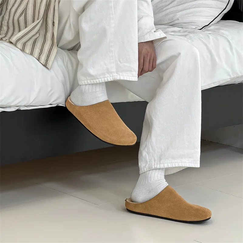 KUNGFUDEER Abrasion Resistant Slip Resistant Wrap toe Slippers Unisex-4