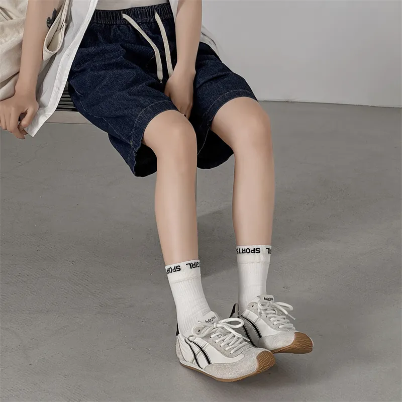 KUNGFUDEER Freestyle Definition Canvas Shoes Unisex White Gray-4