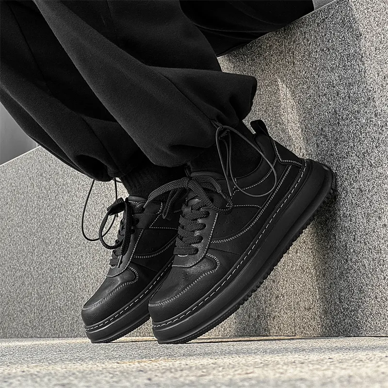 KUNGFUDEER Thread Line Collection Anti-Slip Wear-Resistant Low-Top Skateboard Shoes Men's-17