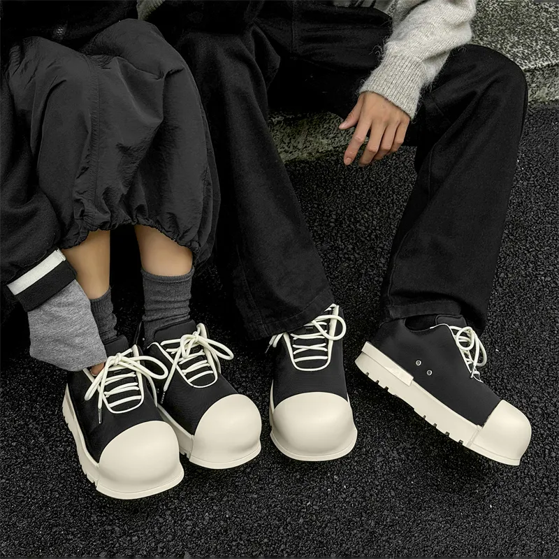 KUNGFUDEER Dimensional Player Slip Resistant Low Top Casual Shoes Unisex Black-2
