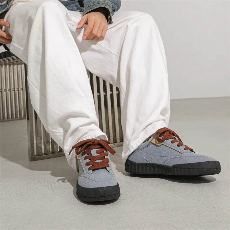 KUNGFUDEER Bubbles Macaron Anti Slip Wear Resistant Low Top Skateboard Shoes Unisex Blue-1