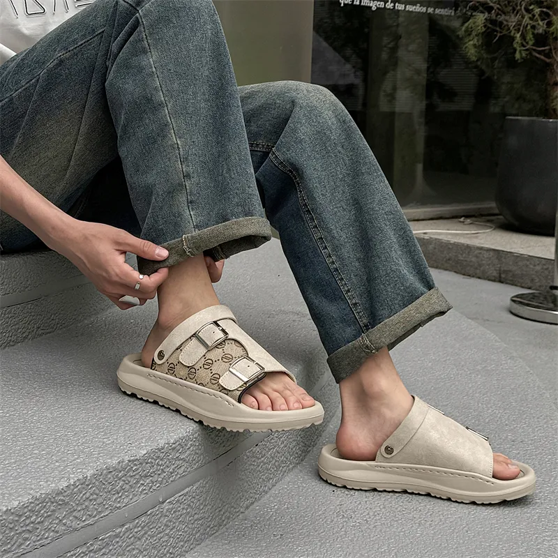 KUNGFUDEER Slide Slippers Men's-2