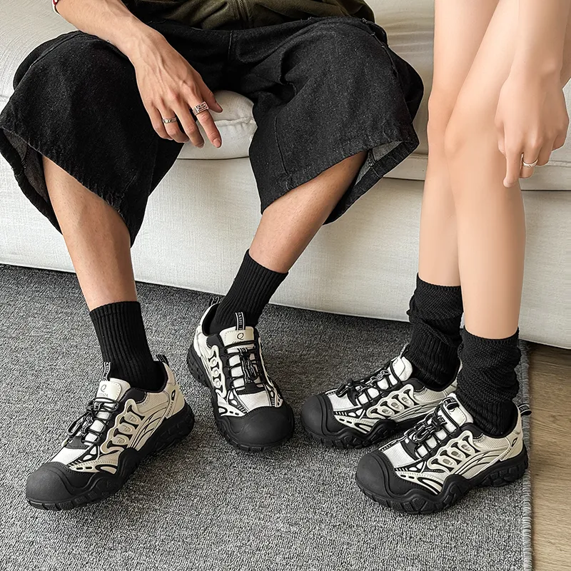 KUNGFUDEER Slip Resistant, Abrasion Resistant, Breathable Low Top Casual Shoes Unisex-6