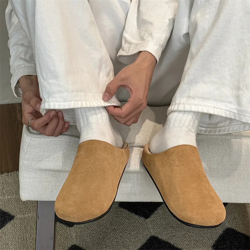 KUNGFUDEER Abrasion Resistant Slip Resistant Wrap toe Slippers Unisex-2