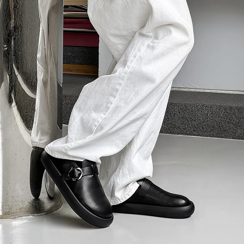 KUNGFUDEER Rubber Sole Closed Toe Slippers Unisex-2