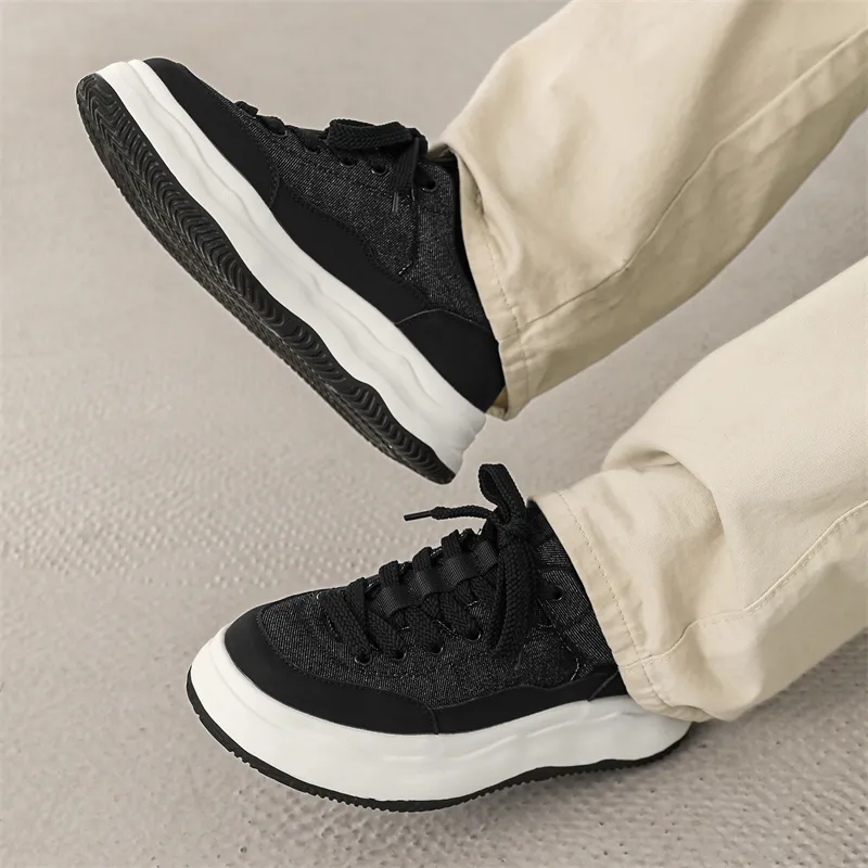 KUNGFUDEER Thread Line Collection Anti Slip Wear Resistant Low Top Skateboard Shoes Men's-9