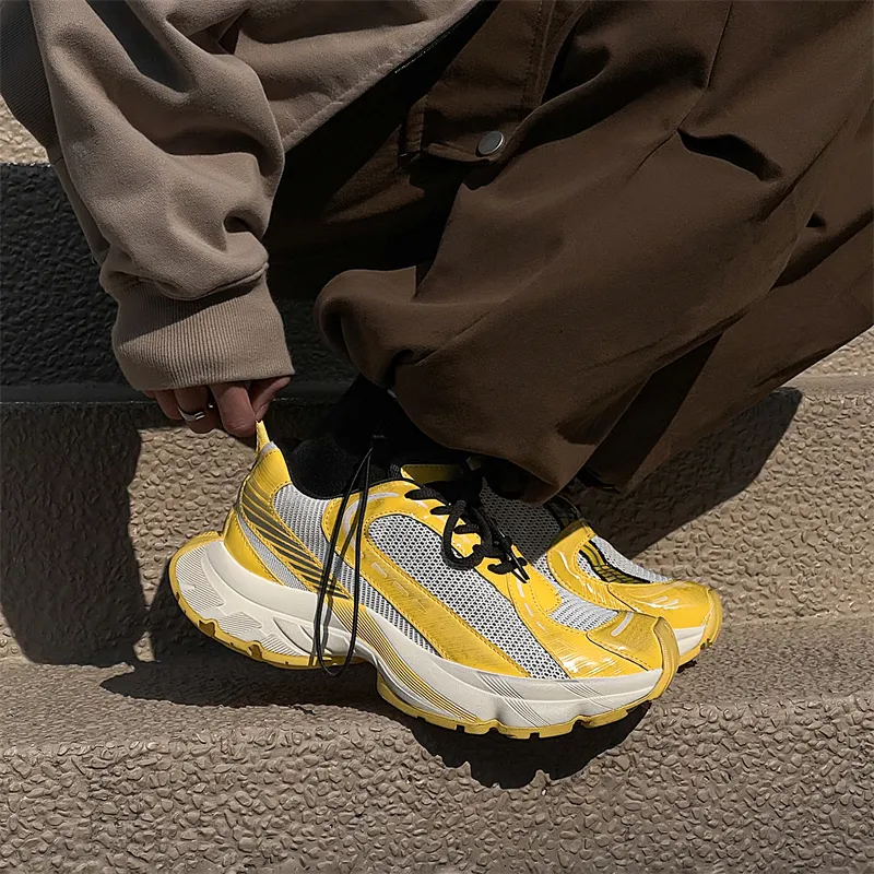 KUNGFUDEER Freedom Defined Low-Top Chunky Sneakers Men's-8