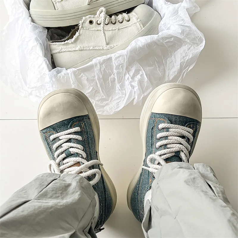 KUNGFUDEER Canvas Shoes Unisex Low Top-4
