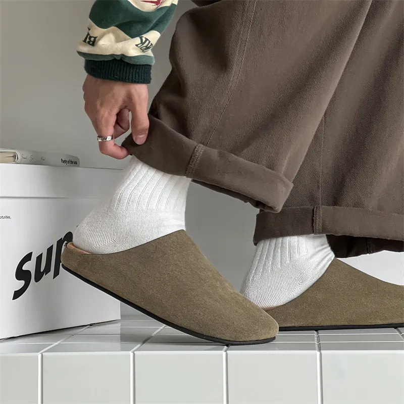 KUNGFUDEER Abrasion Resistant Slip Resistant Wrap toe Slippers Unisex-11