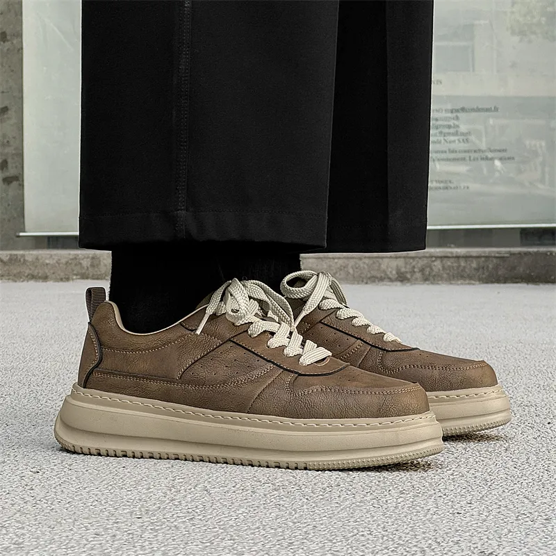 KUNGFUDEER Thread Line Collection Anti-Slip Wear-Resistant Low-Top Skateboard Shoes Men's-4