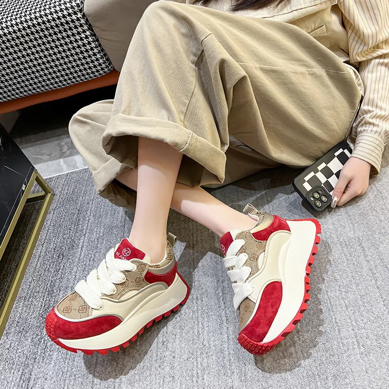 KEJIANNI Anti Slip Wear Resistant Low Top Casual Shoes Women's-23