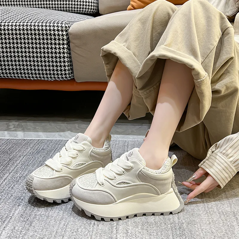 KEJIANNI Anti Slip Wear Resistant Low Top Casual Shoes Women's-8