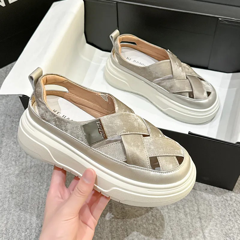 KEJIANNI Casual Shoes Women's White/Silver-20