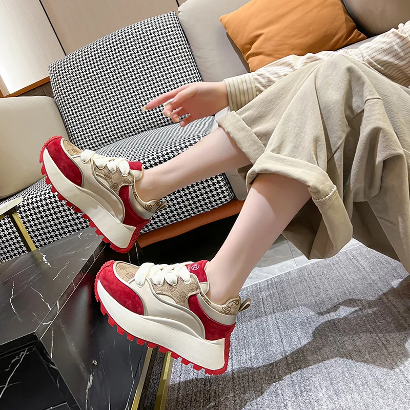 KEJIANNI Anti Slip Wear Resistant Low Top Casual Shoes Women's-22