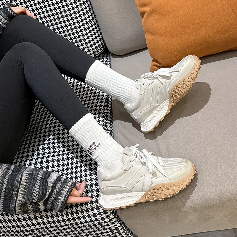 KEJIANNI Anti-Slip Wear-Resistant Low-Top Chunky Sneakers Women's-5