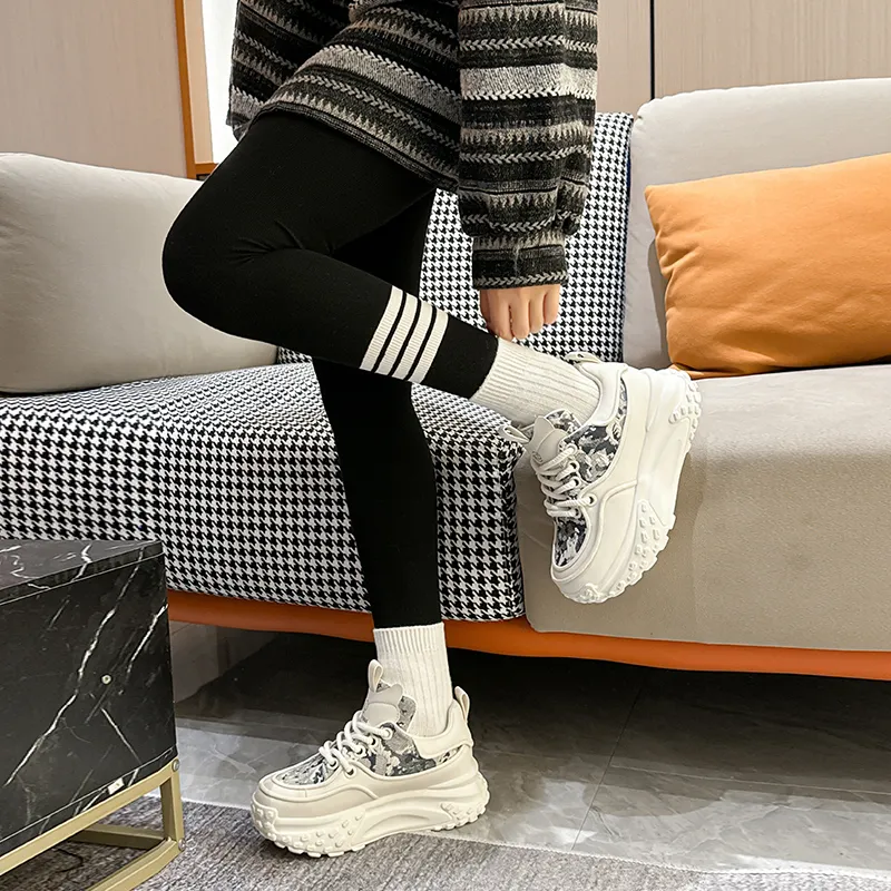 KEJIANNI Wear resistant And Lightweight Low Top Chunky Sneakers Women's-6