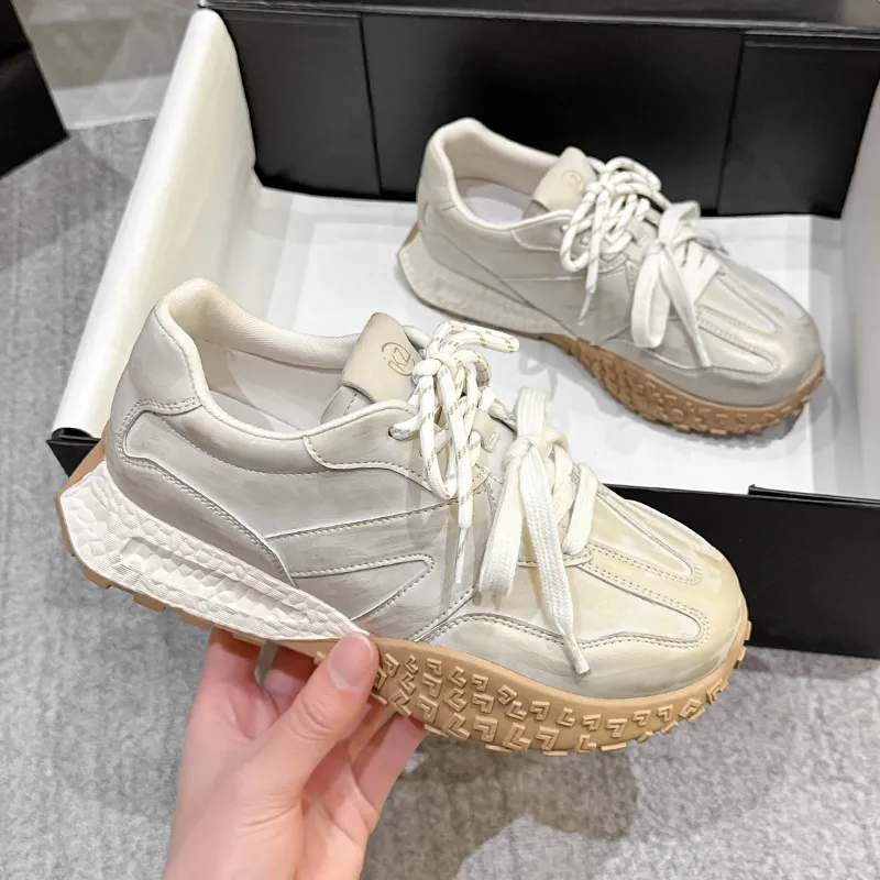 KEJIANNI Anti-Slip Wear-Resistant Low-Top Chunky Sneakers Women's-3