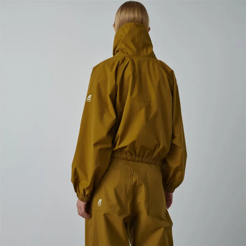 K-WAY LE VRAI 2.1 AMIABLE SOISIC SOEUR Jackets Coats Unisex Brown Yellow-4