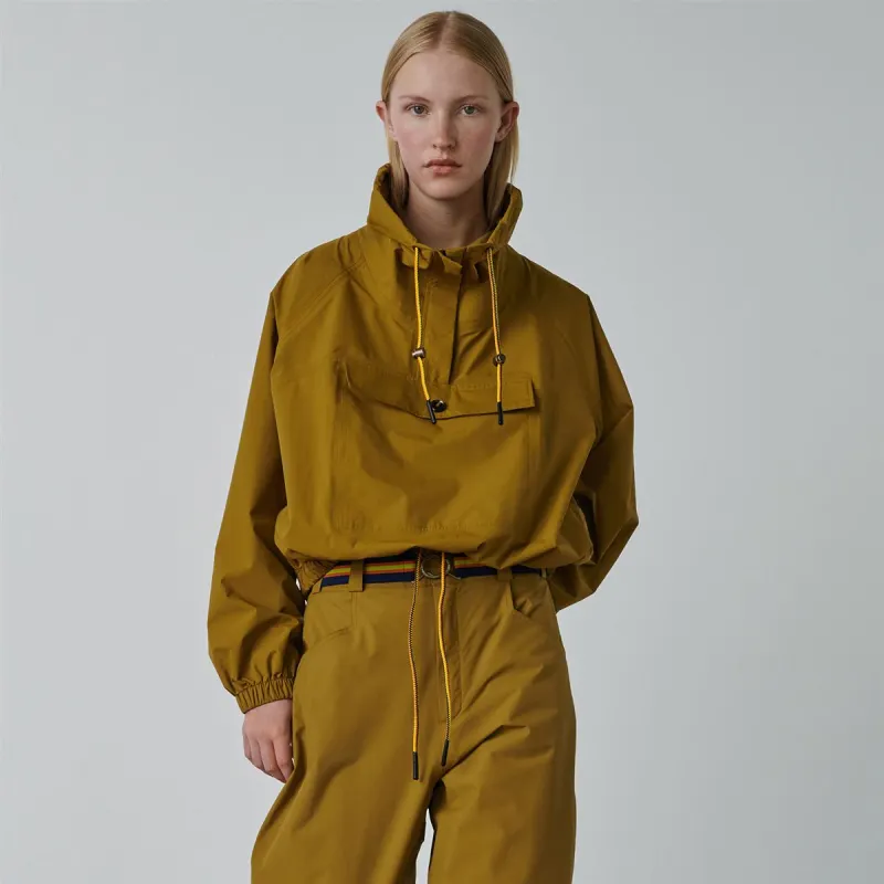 K-WAY LE VRAI 2.1 AMIABLE SOISIC SOEUR Jackets Coats Unisex Brown Yellow-2